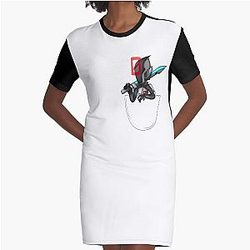 Borderlands Zer0 Pocket Graphic T-Shirt jurk