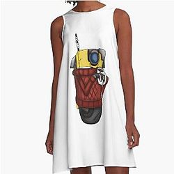 Borderlands Gezellige trui Claptrap A-Line jurk