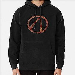 Vault Symbool Stitched Psycho - Borderlands Pullover Hoodie