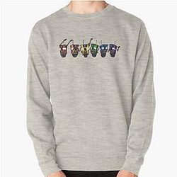 Borderlands Claptrap Rainbow - Maglia orizzontale Pullover