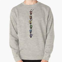 Borderlands Claptrap Rainbow - Vertical Pullover Sweatshirt