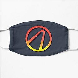 Borderlands vault logo vintage sunset  Flat Mask