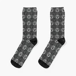 Borderlands Calcetines de patrón de logotipo
