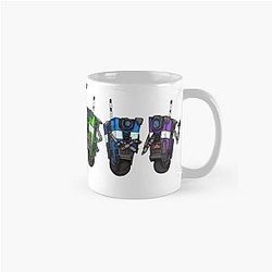 Borderlands Claptap Rainbow - Caneca Clássica Horizontal