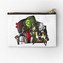Borderlands Zer0, Fl4k en Claptrap Zipper Pouch