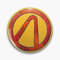 Símbolo do Cofre Vermelho - Borderlands Pin