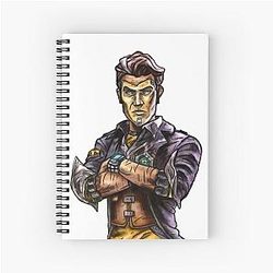 Knappe Jack. Borderlands 2 Spiral Notebook