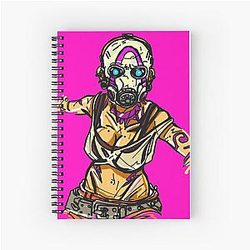 Borderlands 3 Weibliche Psychotherapie in Pink Spiral Mask Notebook