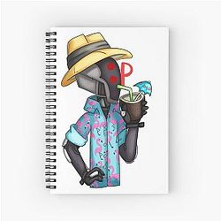 Borderlands Sommer Zer0 Spiral Notebook