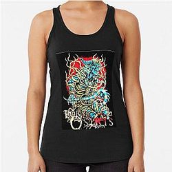 Logo Band Born Of Osiris Racerback Tank Top