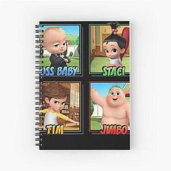 The Boss Baby Spiral Notebook