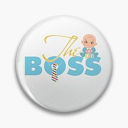 Boss Baby Kids T-Shirt - Funny Cute Baby Graphic Tee Pin