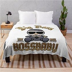 Boss Baby Chic Unleash Your Family Style Throw Blanket