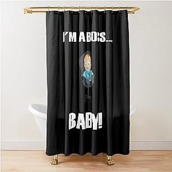 I'm a Boss Baby Shower Curtain