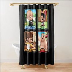 The Boss Baby Shower Curtain
