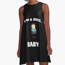 I'm A Boss Baby A-Line Dress