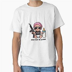 Badass Boss Baby in Action Classic T-Shirt