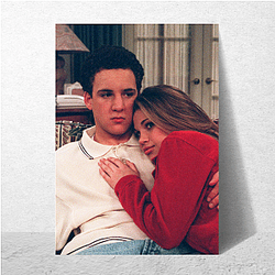 Boy Meets World features characters like Topanga and Shawn Boy Meets World Posters
