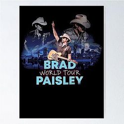 Brad Paisley Music Tour Poster