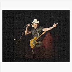 Country Music Brad Paisley Art Jigsaw Puzzle
