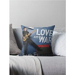 Brad Paisley Love and War Throw Pillow