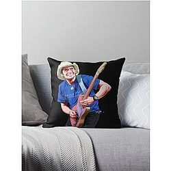 Brad Paisley - Illustration Throw Pillow