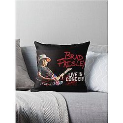 Brad Paisley Concert Tour 2019 2020 Garpu Throw Pillow