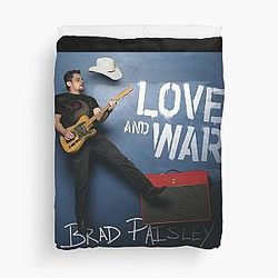 Brad Paisley Love and War Duvet Cover