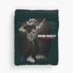 Brad Paisley Hits Alive Duvet Cover