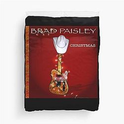 Brad Paisley Christmas Duvet Cover