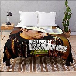 Brad Paisley This is Country Music Throw Blanket