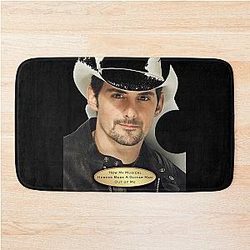 Diary of a Player Book by Brad Paisley Bath Mat