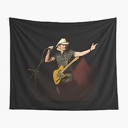 Country Music Brad Paisley Art Tapestry
