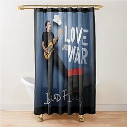 Brad Paisley Love War Shower Curtain