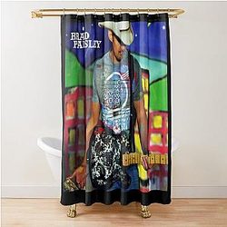 Brad Paisley American Saturday Night Shower Curtain