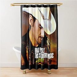 Brad Paisley Country Music Shower Curtain