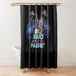 Brad Paisley Music Band Tour Shower Curtain changed to Brad Paisley Music Tour Curtain