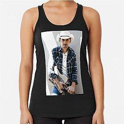Brad Paisley Album Racerback Tank Top
