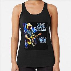 FAVORITE BRAD PAISLEY 01 Racerback Tank Top