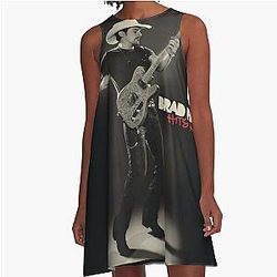 Brad Paisley Hits A-Line Dress