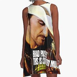 Brad Paisley This is country music A Line Dress