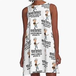 Brad Paisley Hits A Line Dress