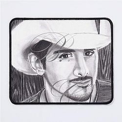 Brad Paisley Designs For Fans Mouse Pad