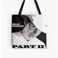 Brad Paisley All Over Print Tote Bag