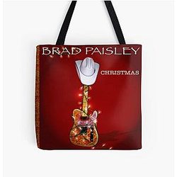 Brad Paisley Christmas Tote Bag