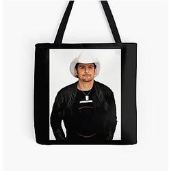 Brad Paisley All Over Print Tote Bag