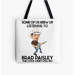 Brad Paisley All Over Print Tote Bag