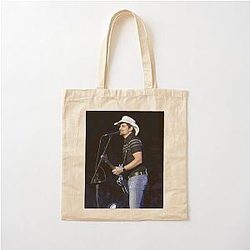 Brad Paisley Photograph Cotton Tote Bag