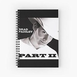 Brad Paisley Spiral Notebook