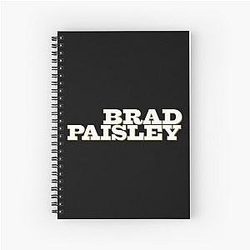 Brad Paisley Spiral Notebook
